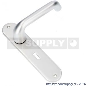 Ami LS 200/1/7-386 kruk-kruk garnituur deurkruk 386 Rota langschild 200/1/7 sleutelgat SLG 56 F1 - S10900122 - afbeelding 1