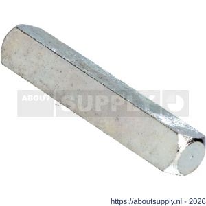Ami toilet- en badkamersluiting WC stift vierkant 8x50 mm - S10900223 - afbeelding 1