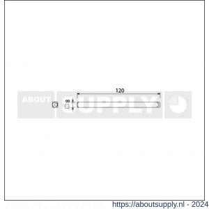 Ami deurkruk Quickstift 8x120 mm - S10900253 - afbeelding 1
