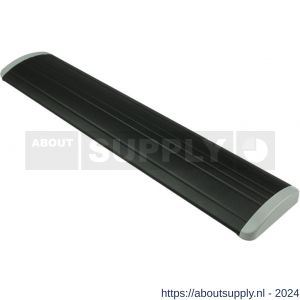 Ami EP 990 tochtklep aluminium zwart RAL 9005 structuur finish met 4 schroeven SPS 3.5x13 mm - S10900090 - afbeelding 1