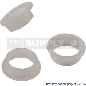Ami kruklager geleidering nylon nylon transparant wit verpakt per 100 stuks - S10900170 - afbeelding 1