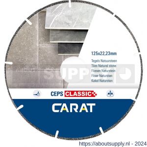 Carat Galvano diamant zaagblad CEPS Classic 100x22,23 mm natuursteen en kunststoffen - Y32600480 - afbeelding 1