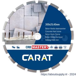 Carat diamant zaagblad CRB Master 300x22,23 mm beton en harde materialen - Y32600532 - afbeelding 1