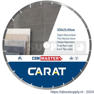 Carat diamant zaagblad CSM Master 300x30,00 mm tegels en natuursteen - Y32600405 - afbeelding 1