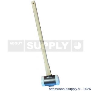 DeWit bandhamer met nylon slagdop en 90 cm steel - S29000498 - afbeelding 1