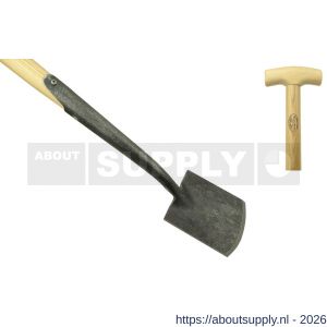 DeWit damesspade met zwanehals essen steel 750 mm afmeting 1040x140x45 mm - S29000795 - afbeelding 1