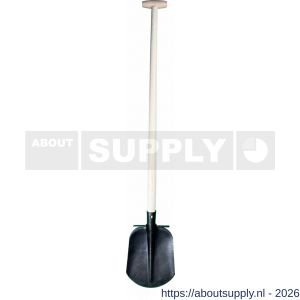 DeWit steekschep Drents model 1/4 met opstapjes 110 cm T-steel - S29000512 - afbeelding 1
