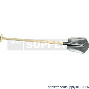 DeWit schep Drents 000 1/2 gebogen met opstapjes 110 cm essen T-steel - S29000523 - afbeelding 1