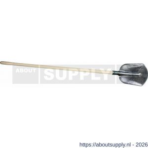 DeWit schep Drents 00 1/2 gebogen met 130 cm knopsteel - S29000525 - afbeelding 1