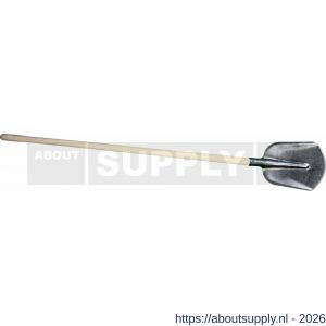 DeWit schep Drents 0 1/2 gebogen met 130 cm knopsteel - S29000532 - afbeelding 1