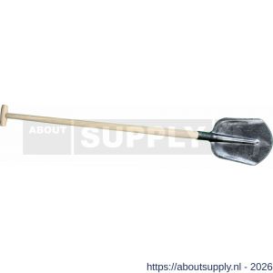 DeWit schep Drents 000 3/4 gebogen met 110 cm essen T-steel - S29000514 - afbeelding 1
