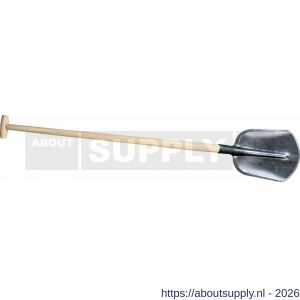 DeWit schep Drents 00 3/4 gebogen met 110 cm essen T-steel - S29000516 - afbeelding 1