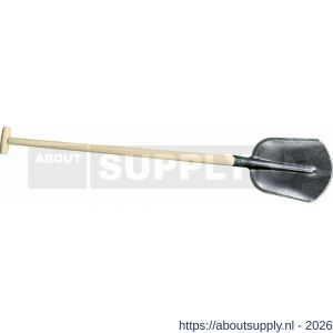 DeWit schep Drents 0 3/4 gebogen met 100 cm essen T-steel - S29000517 - afbeelding 1