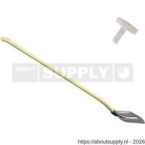 DeWit schep Drents 0 3/4 gebogen met 120 cm essen T-steel - S29000518 - afbeelding 1