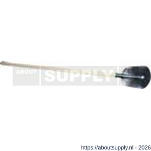 DeWit schep Hollands 0 3/4 gebogen met 145 cm knopsteel - S29000541 - afbeelding 1