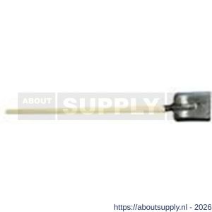 DeWit stalen stalschop 25.5 cm breed met 130 cm knopsteel - S29000754 - afbeelding 1