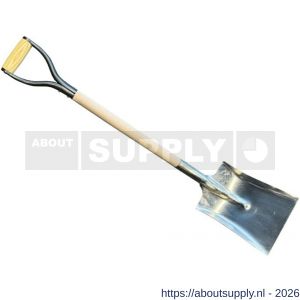 DeWit aluminium ballastschop 25,5 cm breed met 90 cm steel en ijzeren D-greep - S29000717 - afbeelding 1