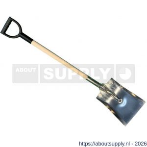 DeWit aluminium ballastschop 28 cm breed met 90 cm steel en kunststof D-greep - S29000723 - afbeelding 1