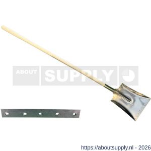 DeWit aluminium ballastschop 28 cm breed met 130 cm knopsteel - S29000712 - afbeelding 1