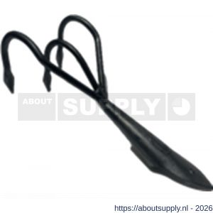 DeWit cultivator met 3 gesmede tanden zonder steel - S29000577 - afbeelding 1