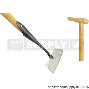 DeWit ronde schoffel gesmeed 16 cm blank gelakt met 140 cm steel - S29000756 - afbeelding 1