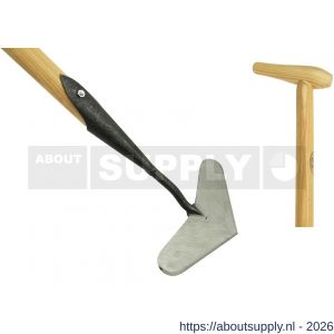 DeWit hartschoffel gesmeed 20 cm blank gelakt met 140 cm essen steel - S29000776 - afbeelding 1