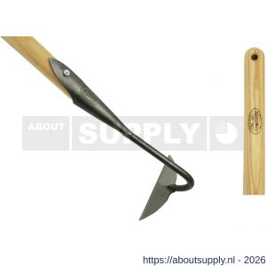 DeWit hak halve maan gesmeed 16 cm blank gelakt met steel 155 cm - S29000609 - afbeelding 1