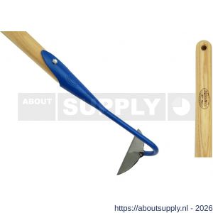 DeWit hak halve maan gesmeed 16 cm blauw met steel 140 cm - S29000607 - afbeelding 1