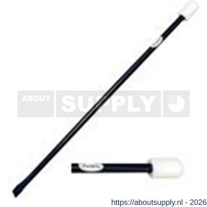 DeWit stootijzer 1200x28 mm met afgeronde nylon dop 60 mm - S29000494 - afbeelding 1