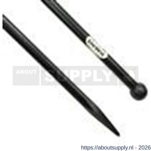 DeWit stootijzer knop en punt 1600x28mm - S29000491 - afbeelding 1