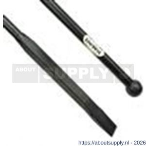 DeWit stootijzer 140 cm met 40 cm vierkant met nylon dop 90 mm - S29000492 - afbeelding 1
