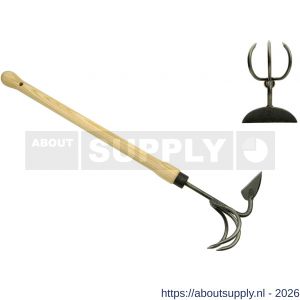 DeWit combi cultivator met hak knopsteel 48 cm - S29000575 - afbeelding 1