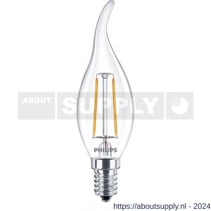Philips LED kaarslamp Classic LEDcandle 2 W-25 W E14 BA35 827 extra warm wit - Y51270228 - afbeelding 1