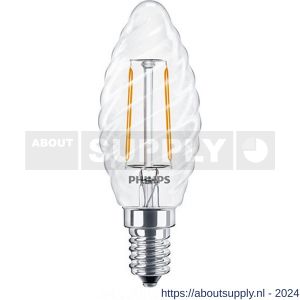 Philips LED kaarslamp Classic LEDcandle 2 W-25 W E14 ST35 827 extra warm wit - Y51270229 - afbeelding 1