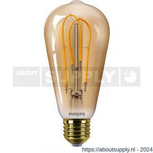 Philips LED gloeidraadlamp Classic LEDbulb Edison 5 W-25 W E27 ST64 820 Gold extra warm wit - Y51270211 - afbeelding 1