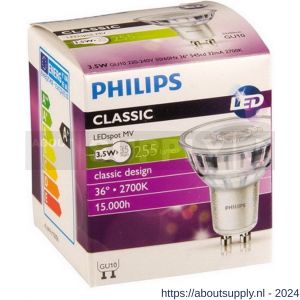 Philips LED spot GU10 Corepro LEDspot Glas 3,5 W-35 W 827 36D extra warm wit - Y51270200 - afbeelding 2