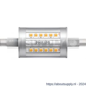 Philips LED staaf Corepro LEDlinear R7S 7.5 W-60 W 830 78 mm warm wit - Y51270205 - afbeelding 1