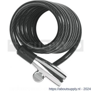 Abus kabel spiraalslot zwart 1950/180 BLACK - Y21701276 - afbeelding 1