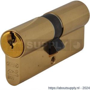 Abus veiligheids profielcilinder dubbel Polished Brass E60PB 40/50/1111 - Y21700178 - afbeelding 1