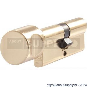 Abus knopcilinder Polished Brass blister E60PB C35/K35 B - Y21700002 - afbeelding 1