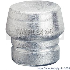 Halder 3209 hamer dop Simplex metaal 80 mm - S40600425 - afbeelding 1