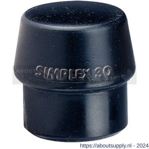 Halder 3202 hamer dop Simplex rubber 40 mm - S40600398 - afbeelding 1