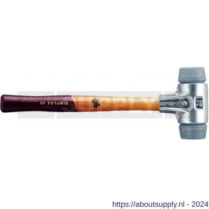 Halder 3103 hamer Simplex aluminium TPE-Mid 40 mm - S40600060 - afbeelding 1