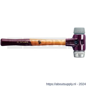 Halder 3039 hamer Simplex TPE-Mid-metaal 40 mm - S40600214 - afbeelding 1