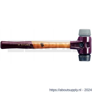 Halder 3023 hamer Simplex rubber-TPE-Mid 60 mm - S40600160 - afbeelding 1