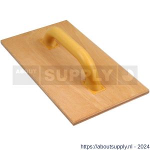 Melkmeisje schuurbord hout met kunststof greep 360x200 mm - S19855269 - afbeelding 1