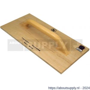 Melkmeisje schuurbord hout met kunststof greep 480x240 mm - S19855270 - afbeelding 1