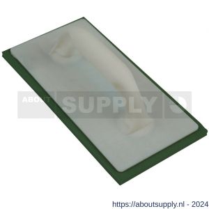 Melkmeisje schuurbord kunststof met groen rubber beleg 280x140 mm - S19855494 - afbeelding 1