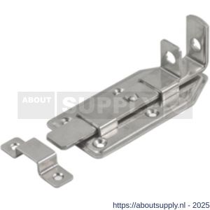 Vormann grendel 120x56 mm afsluitbaar RVS - S51000130 - afbeelding 1