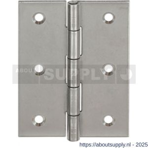 Vormann scharnier 80x58 mm RVS - S51000128 - afbeelding 1